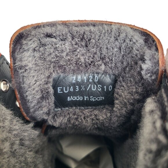 Magnanni Suede Hiker Boots in Cognac Men's Size 10.5 - Picture 9 of 10